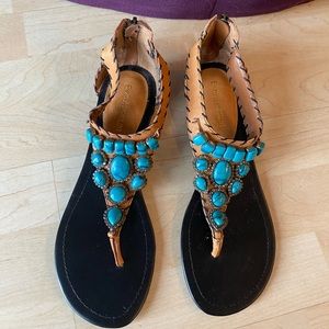 Enzo angiolini embellished sandal